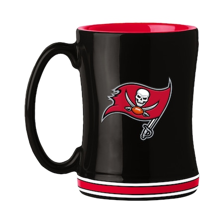 Logo Brands Tampa Bay Buccaneers 14oz Relief Mug 630-C14RM